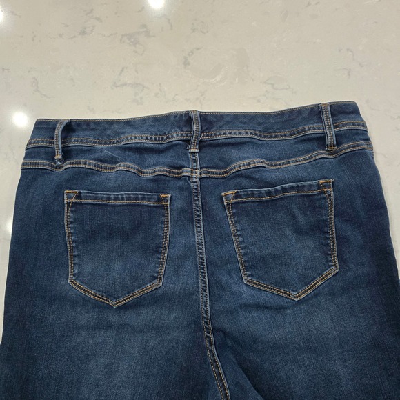 Torrid Luxe Slim Boot Jeans Womens 18R Dark Wash Denim Stretch Bootcut Pants - Picture 5 of 7